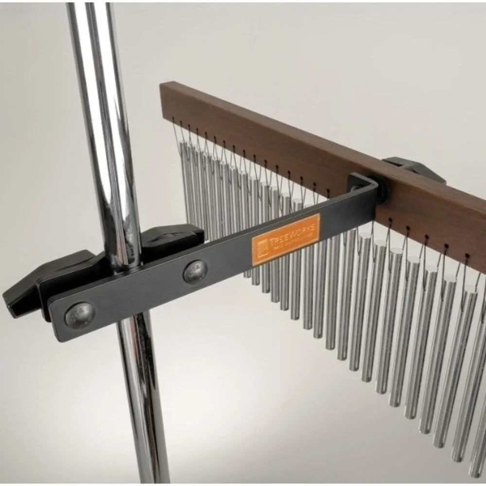 TreeWorks Handcrafted Sgl Row 35 Bar Chimes Percussion Instrument, Bar Mount NIB
